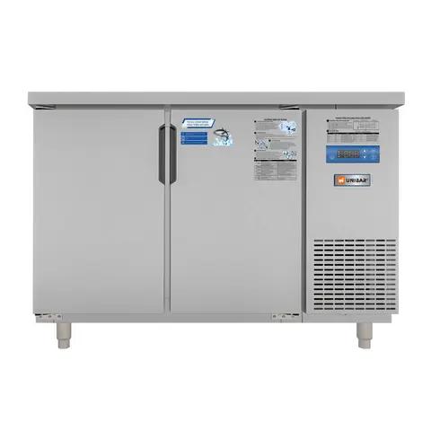 Tủ Bàn Mát Quạt Gió Unibar 2 Cánh Mở Inox 1200X750X850 UB-2MI1275