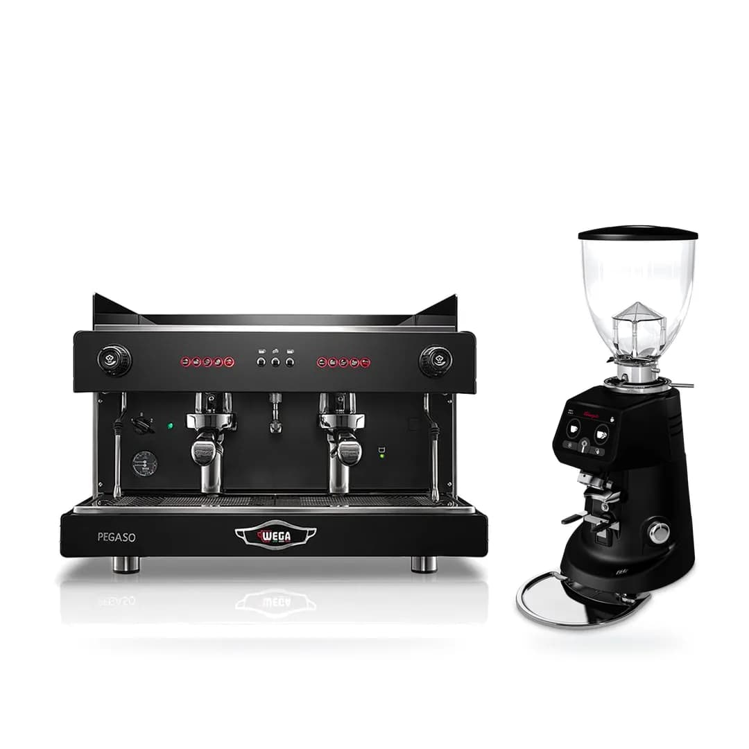 Combo Wega Pegaso 2G + Fiorenzato F64E — combo máy pha và máy xay cà phê