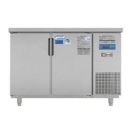 Tủ Bàn Mát Quạt Gió Unibar 2 Cánh Mở Inox 1200X750X850 UB-2MI1275