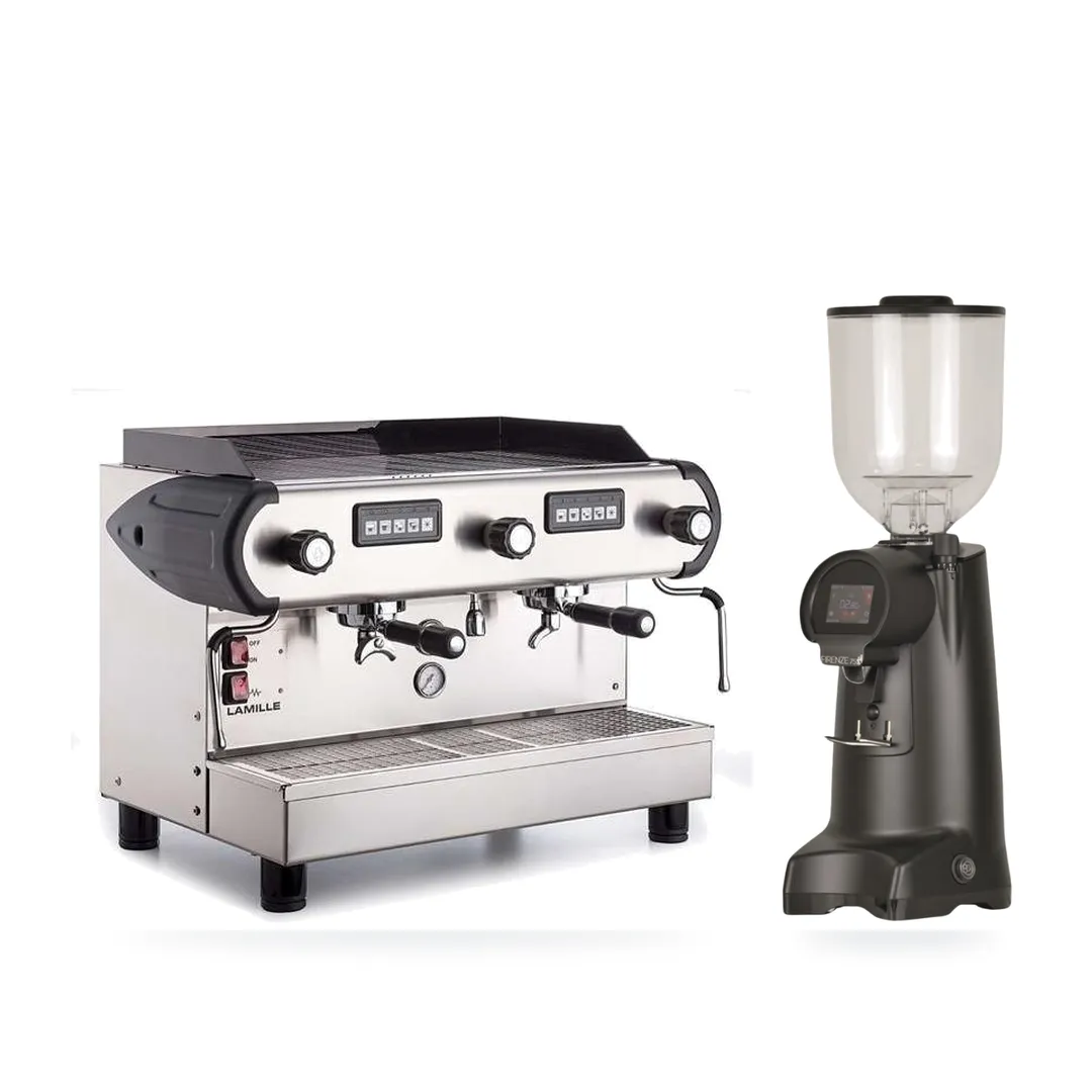 Combo La Nuova Era LaMille L1000 2G + Eureka Firenze 75 — combo máy pha và máy xay cà phê