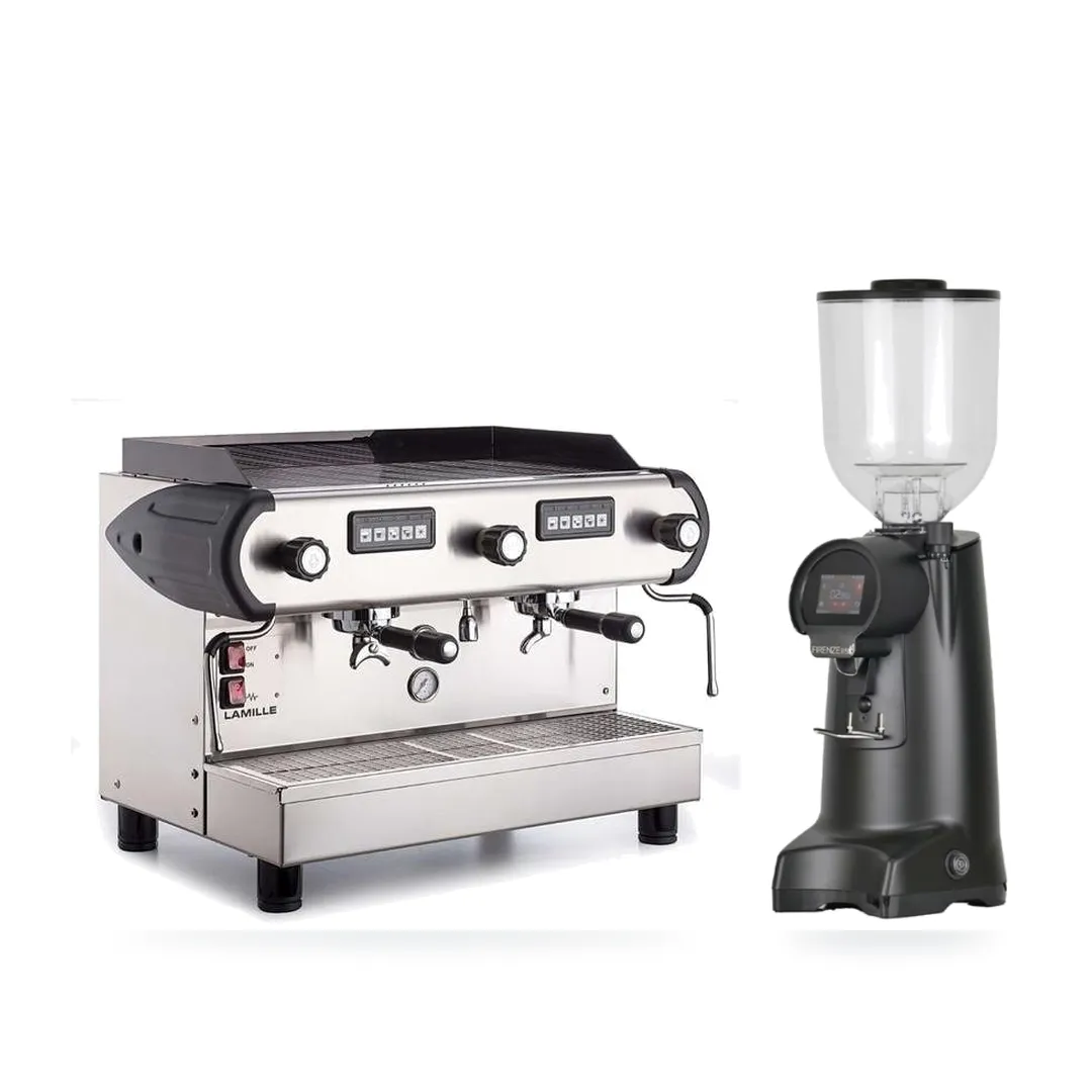 Combo La Nuova Era LaMille L1000 2G + Eureka Firenze 85 — combo máy pha và máy xay cà phê