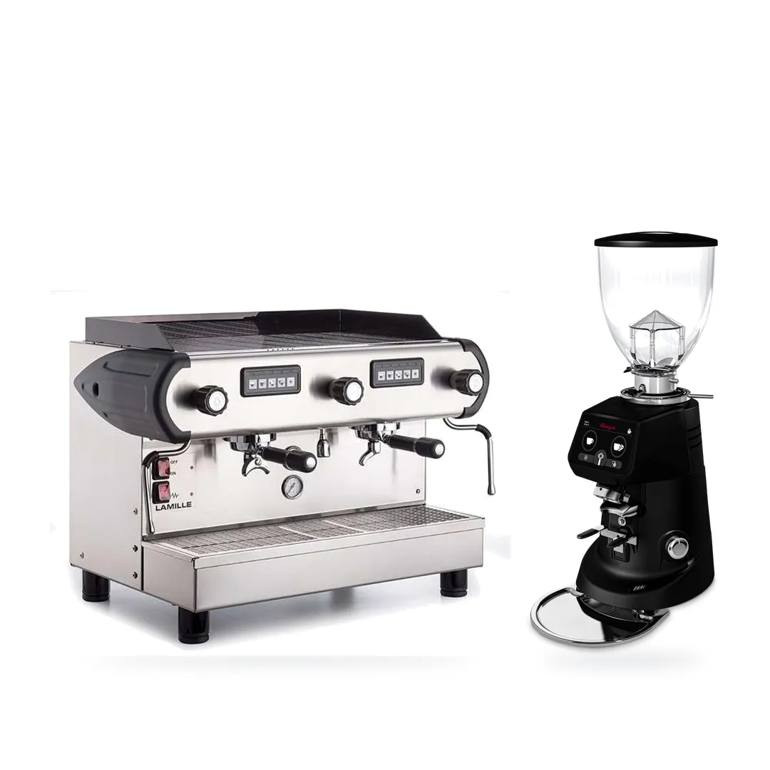 Combo La Nuova Era LaMille L1000 2G + Fiorenzato F64E — combo máy pha và máy xay cà phê