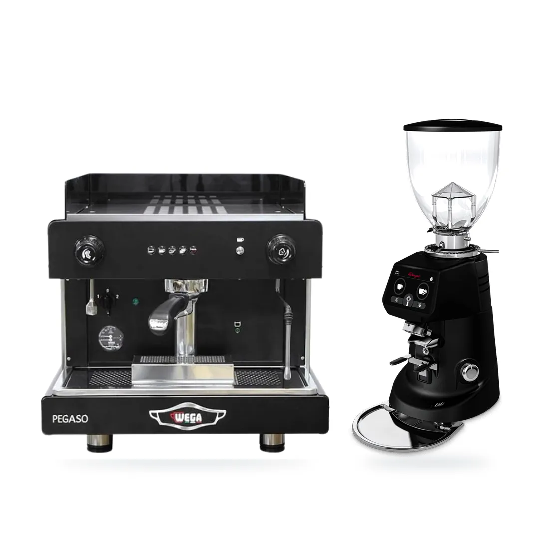 Combo Wega Pegaso 1G + Fiorenzato F64E — combo máy pha và máy xay cà phê
