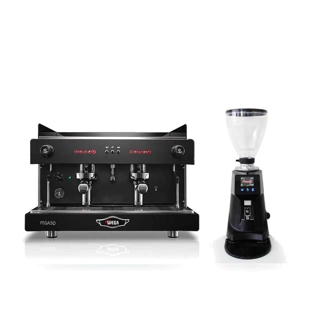 Combo Wega Pegaso 2G + Amalfi A80 — combo máy pha và máy xay cà phê